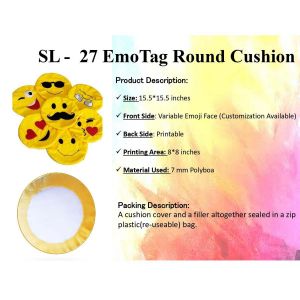 SL 27 Sublimation Smiley 15*15