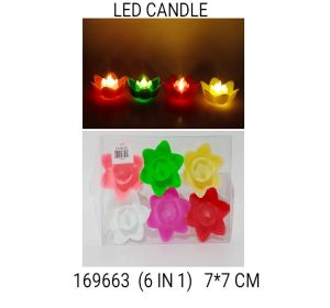 6 PC LOTUS CANDLE (480)*169663